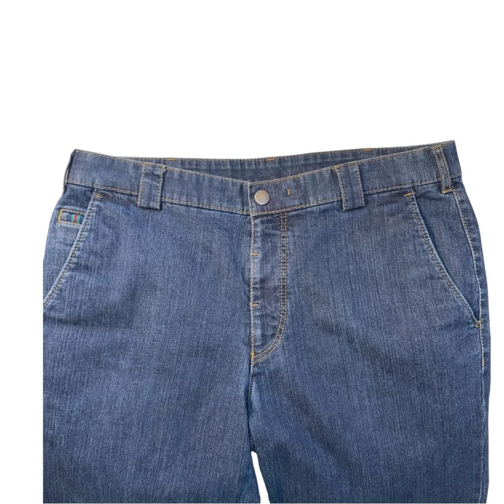 Meyer Dress Jeans Roma Dark Wash Denim Straight Leg Cotton Made in Germany